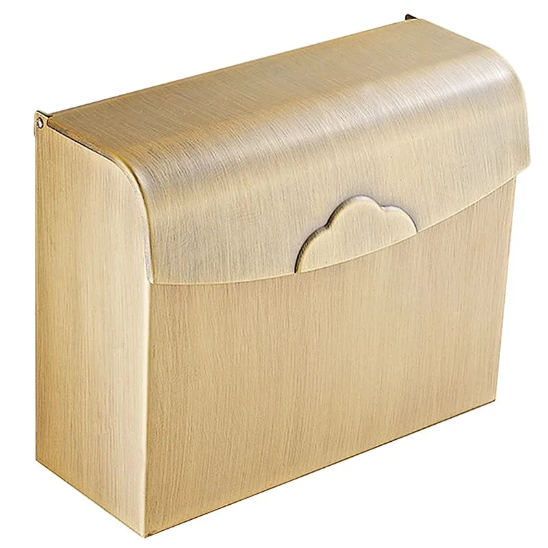 

Bathroom retro brass hand wipe carton toilet grass carton household toilet pumping carton pure copper