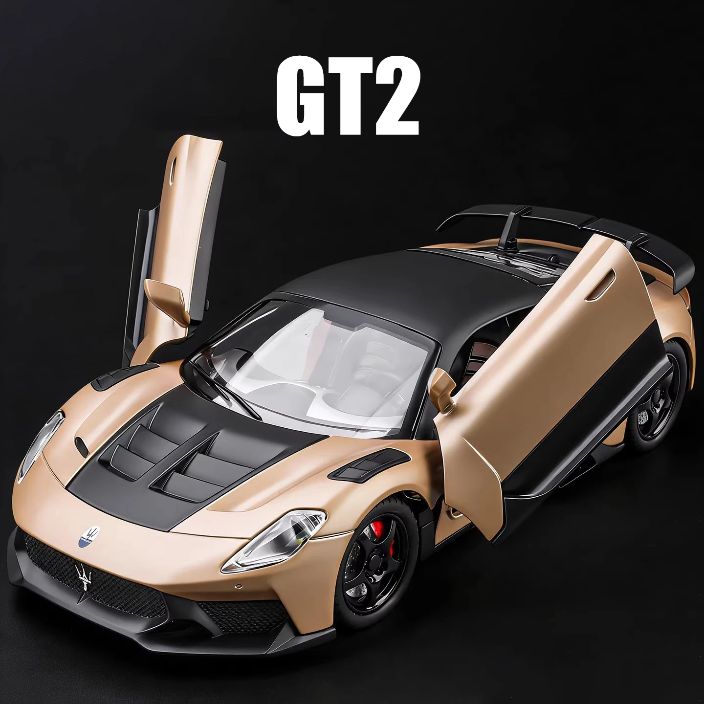 

Модель автомобиля 1:24 GT2 Valkyrie, литая под давлением, с открывающимися дверями, светом и музыкой, инерционная, миниатюрная, спортивная, для мальчиков