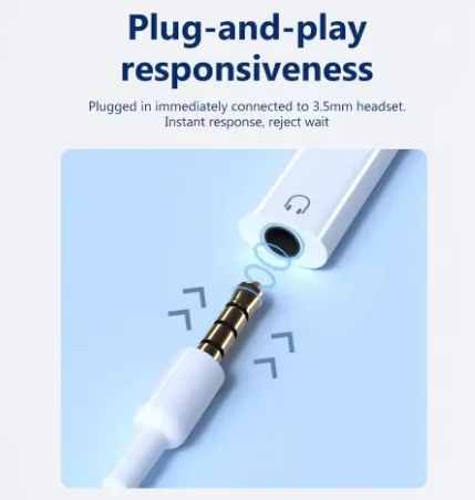 نوع c إلى 3.5 مللي متر سماعة محول 3.5 جاك USB C محول صوت آيفون 15 سامسونج USB C إلى 3.5 مللي متر سماعة موصل