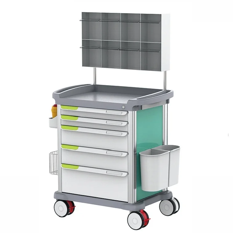 hospital furniture emergency anaesthesia crash trolley medical cart prices