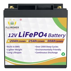 Europe/USA/Canada Stock 12v 30Ah 80Ah 100Ah LiFePo4 Battery Lithium Iron Phosphate for Kid Scooters Boat Motor Tax Free