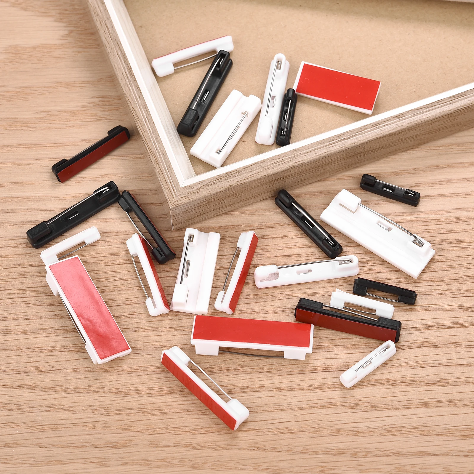 20 قطعة بروش المشبك شارة ذاتية الصنع دبابيس بروش بار دبابيس المشبك الخلفي دبوس لوازم الزفاف DIY بها بنفسك صنع اسم شارة بروش مجوهرات #3