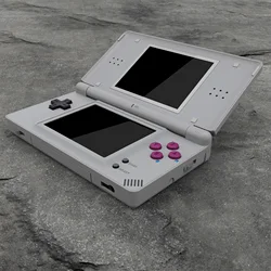 eXtremeRate Replacement Full Housing Shell for Nintendo DS Lite for NDSL - Classic 1989 GB DMG-01 Style