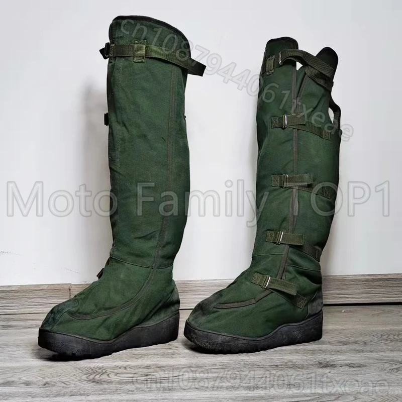 

High tube cold-proof boots winter cold-proof warm sleeve non-slip wear-resistant high-top shoes men women to keep warm in winter