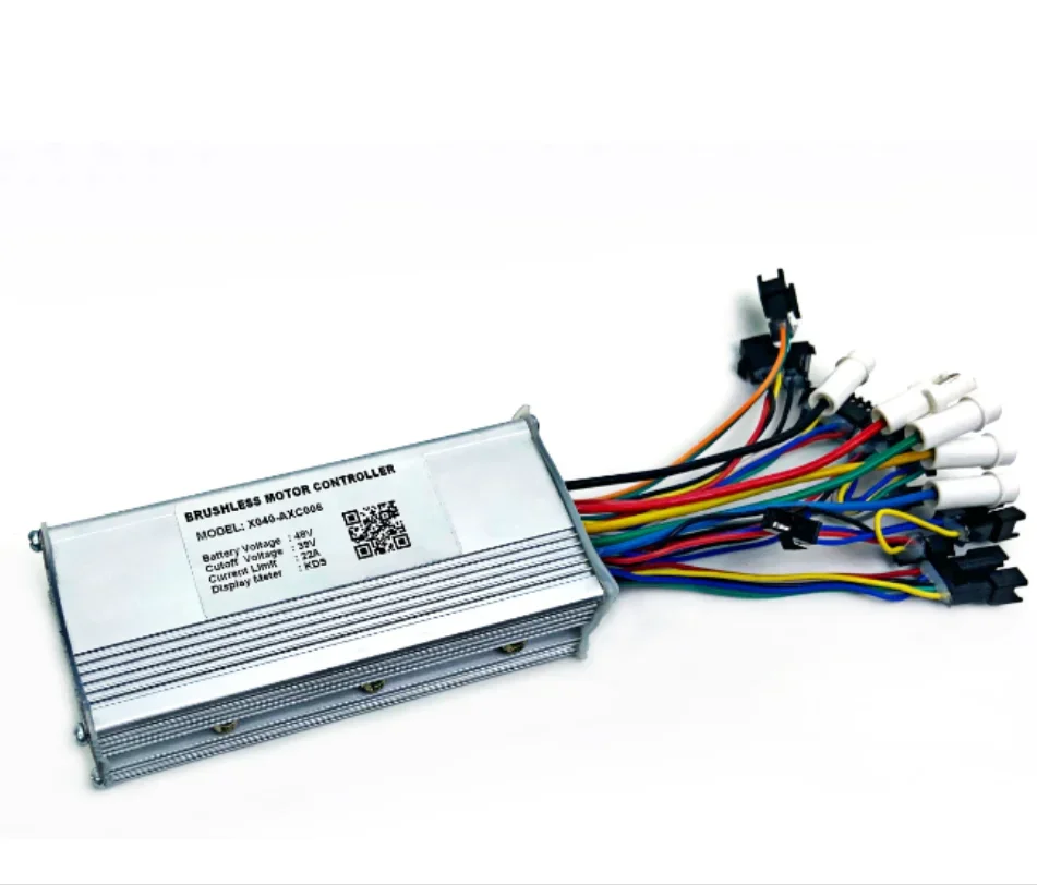 Controlador de Motor sin escobillas X040-AXC006 (personalizado) 22A 48V piezas actualizadas accesorios eléctricos para bicicleta