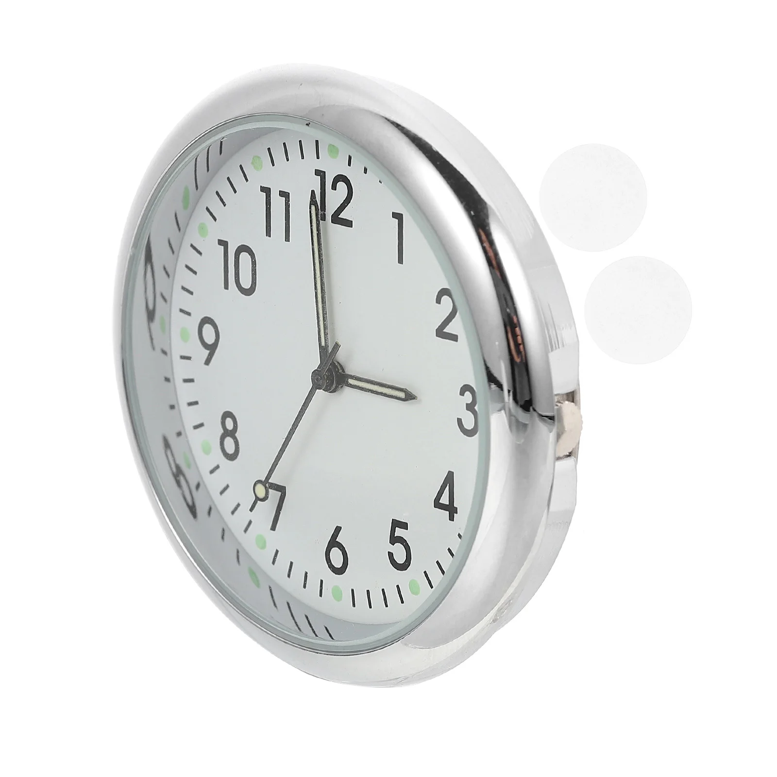 

Digital Small Metal Electronic Mini Decorative Sturdy Easy Installation Space Saving Time Display Driving Convenience Car
