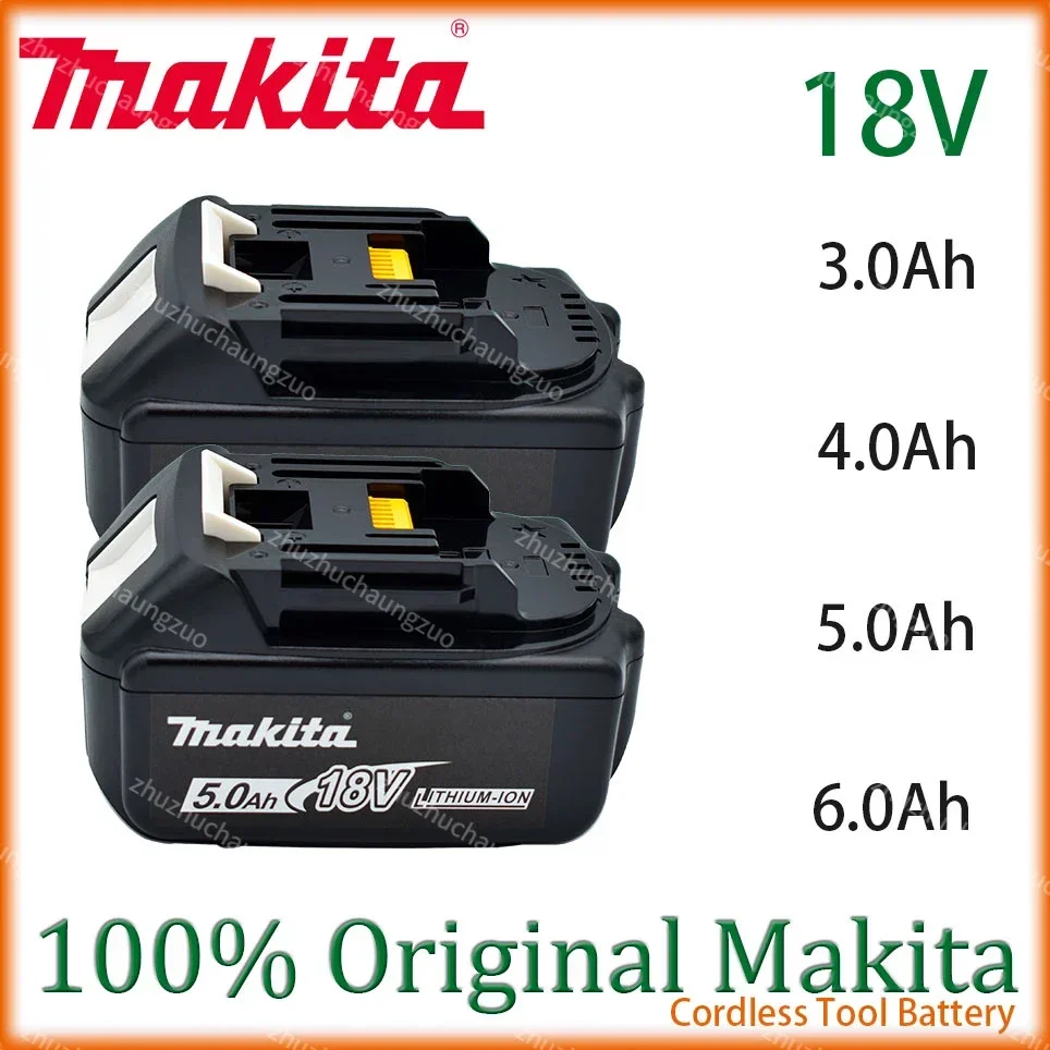 

18V 5.0Ah Makita Original With LED lithium ion replacement LXT BL1860B BL1860 BL1850 Makita rechargeable power tool battery 5000