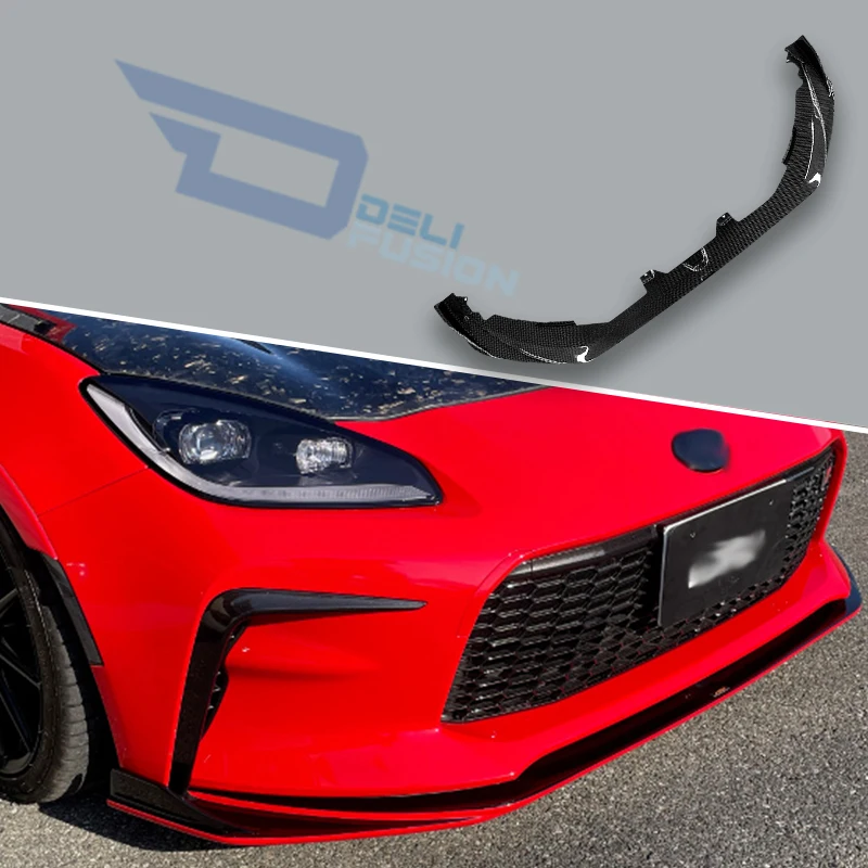 

For 2022-2026 Toyota GR86 ZN6 MSP Style Front Bumper Lip Splitter CF Carbon Car Exterior Modified Accessories