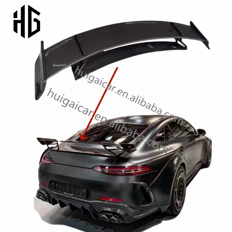 

For Mercedes Bens Amg Gt43 Gt50 Gt53 Gt63 Bodykit Upgrade to RT900 Style Rear Bumper Lip Spoiler Car Trunk Wing Auto Accessories