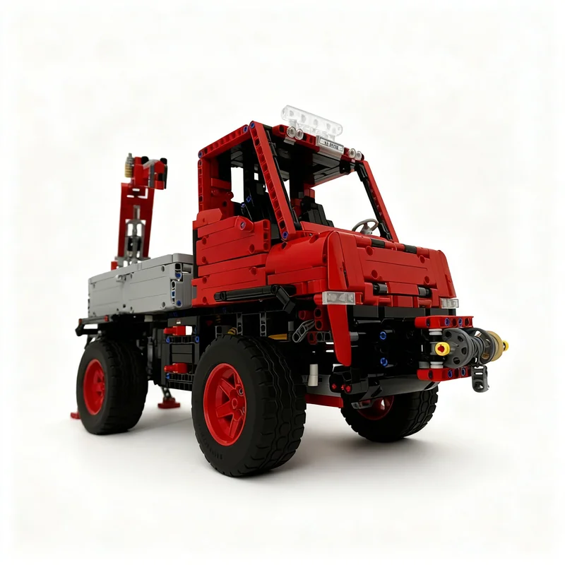 2005pcs MOC Model C Unimog Truck Model Building Blocks Toys Architecture Christmas Gift Assemble Birthday Creative Education DIY
