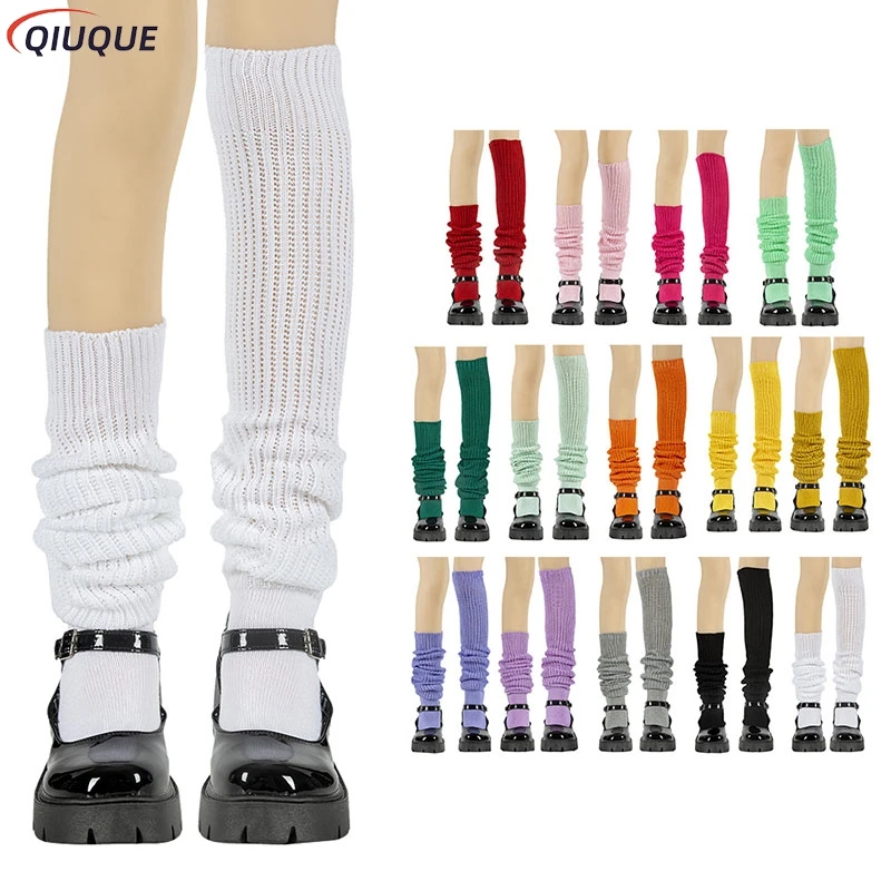 

Women Slouch Socks Loose Socks Boots Stockings Japanese High School Girl JK Uniform Costume Accessories Leg Warmer Cosplay Socks