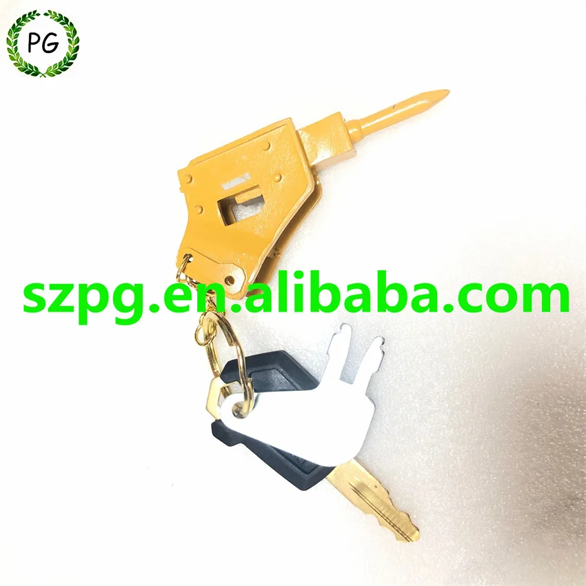 Excavator Hammer Breaker Key Chain With 8H5306 5P8500 Ignition Key for Caterpillar