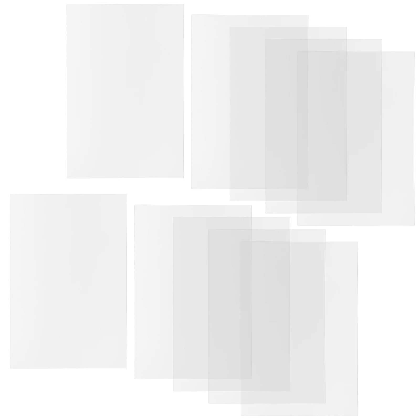 

10pcs Photo Frame Blanks Clear Transparent Acrylic Sheets For Diy Crafting Display Projects Replacement Picture Frame Boards
