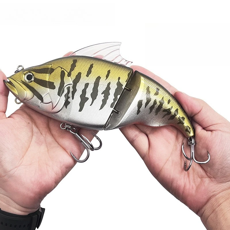 

1pcs 20cm179g Big Lures Hard Baits 2 Jointed Bass Crankbait Artificial Hard Bait Floating Wobbler Trout VIB Fishing Vibration