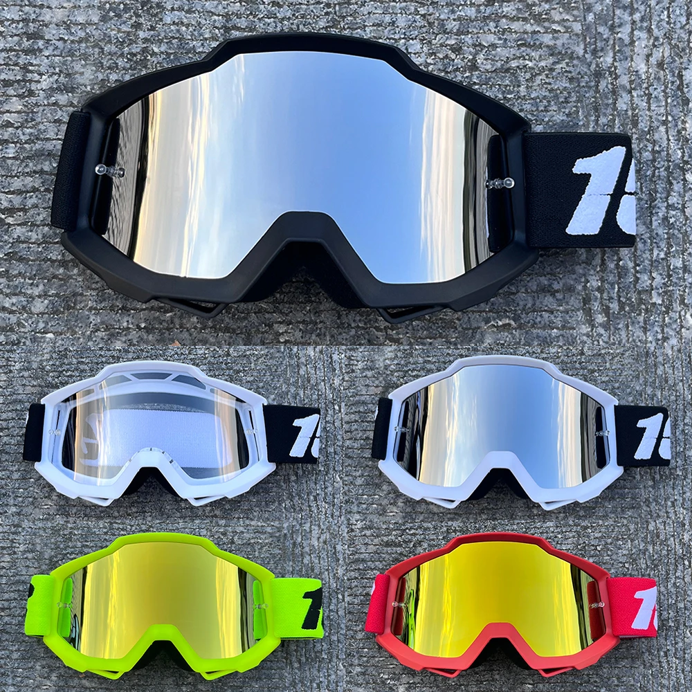 Newest Motorcycle Goggles HD Lenses Windproof Sports Motocross Glasses Man MTB Mask Cycling Racing Off-Road UV400 Sunglasses