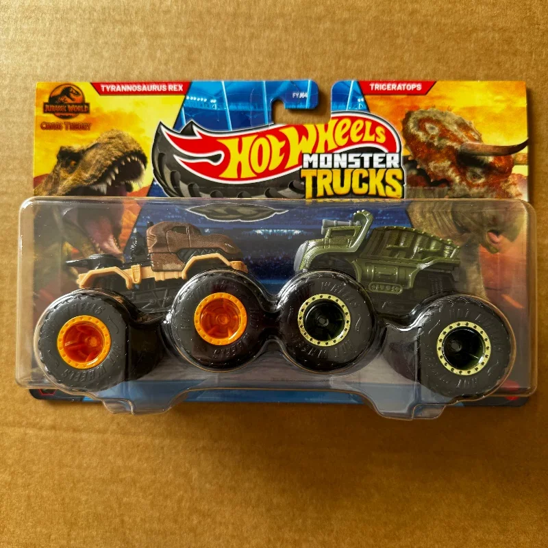 In Stock Hot Wheels HWN86 Monster Trucks Big Rigs Serise Alloy Diecast Model Large Tires Off Road Vehicle Collectible Toys Cars image 3