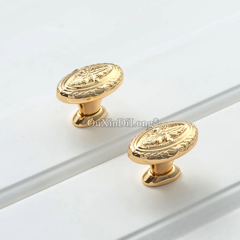 High-end Luxury 6PCS Solid Brass Furniture Pulls Handles Drawer Pulls Cupboard Wardrobe Closet Dresser TV Cabinet Door Pulls