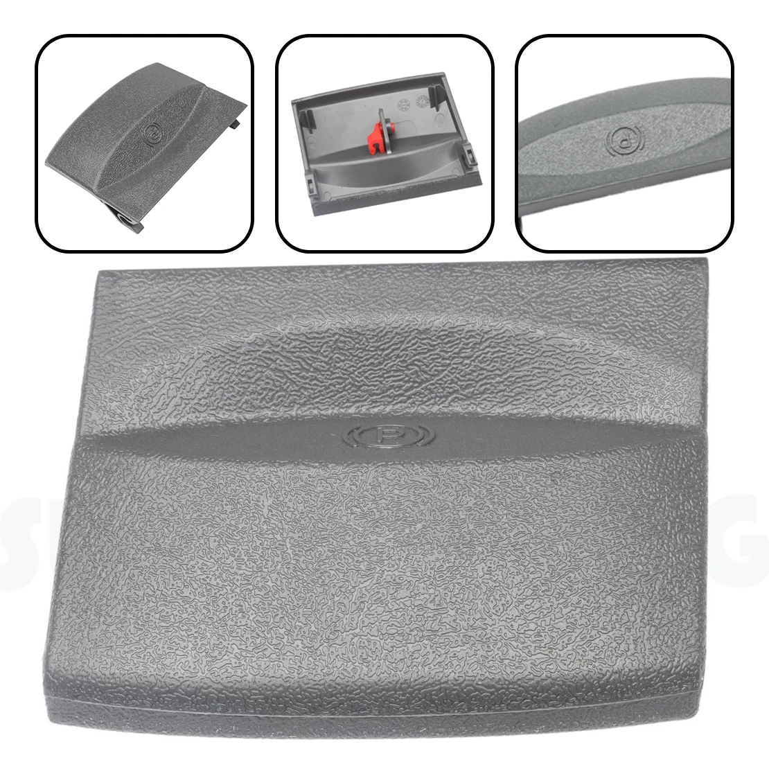 1CM30XDHAA Parking Brake Release Handle Fit for Dodge Dakota 2005-2007 Durango 2006-2007 Grey Plastic