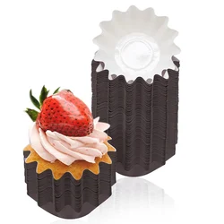 50PCS Baking Cups Cupcake Liner, Brioche Paper Cup Muffin Wrappers Greaseproof Coated Paper for Wedding Birthday Holiday Party
