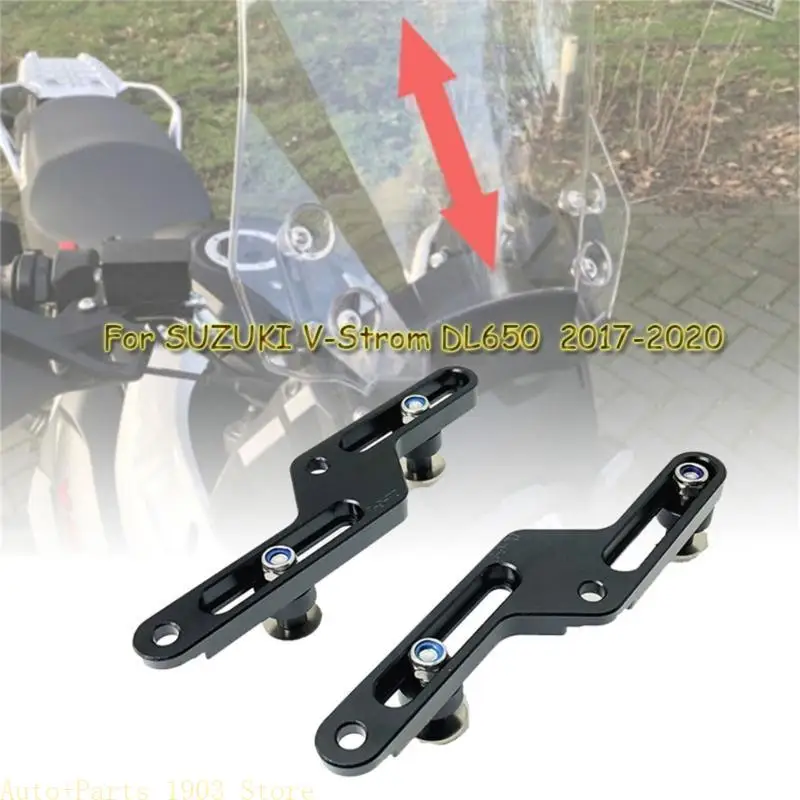 

E21C Motorcycle Windscreen Mounting Bracket Support Holder Kits For V-Strom 650 DL650