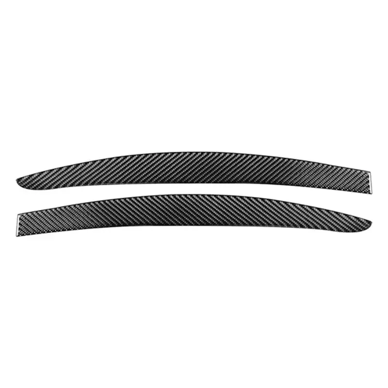 

Ingenious-Car Carbon Fiber Headlights Eyebrows Eyelids Cover Stickers Headlight Garnish Strip For Scirocco 2009-2016