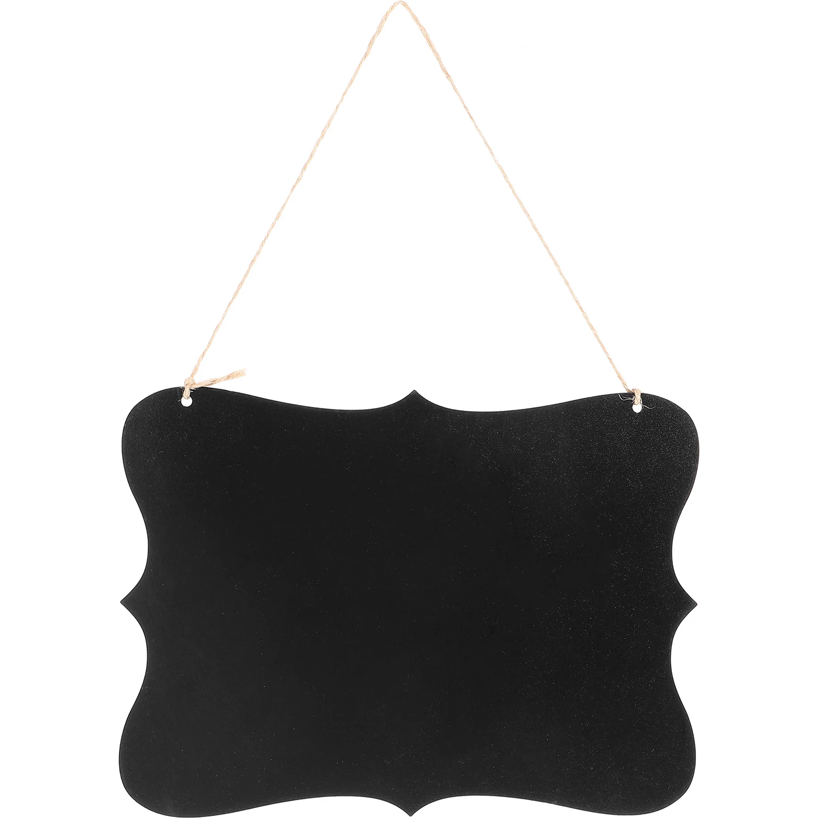 

160210pcs Erasable Chalkboard Sign Double Sided Wall Decor Hanging Display Board Message Notice Reusable Mini Blackboard