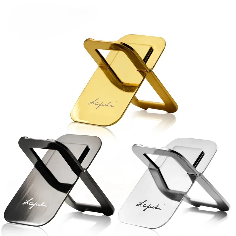 Elegant Design Foldable Cigar Ash Cigar Cigarette Ashtray Holder Aluminum Packet Stand Rest Tobacco Professional Tool