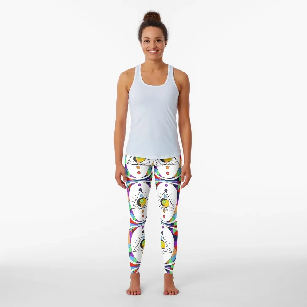 Trippy charka Leggings Women sports gym sportswear woman Womens Leggings