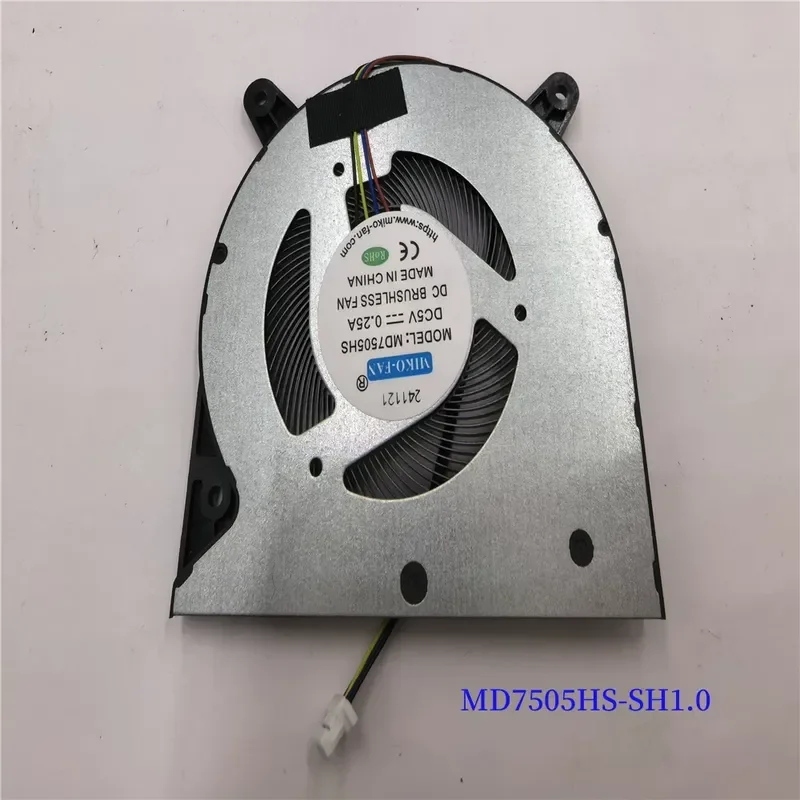 for Tingshuo Q15A Laptop New Cooling Fan MD7505HS DBAA07505H05H Replacement Internal CPU Cooler Motor