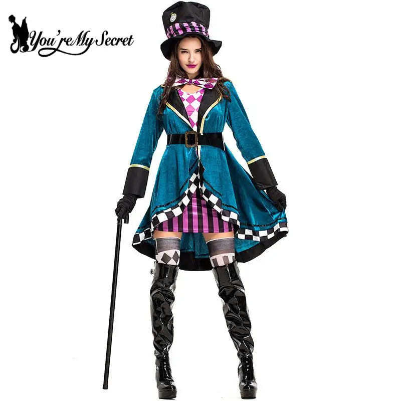 

[You're My Secret] The Wizard of Oz Halloween Costume Fantasy Wonderland Fairy Tale Character Dress Women Performance Dress