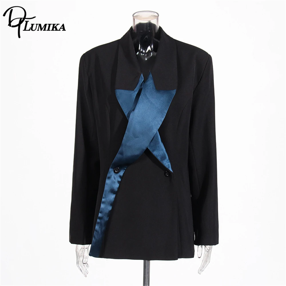 سترة بدلة بيضاء مصممة من DTLumika للنساء، سترة رسمية ضيقة مقاس M-XL للسيدات بنمط نجوم رقعة عمل Tux