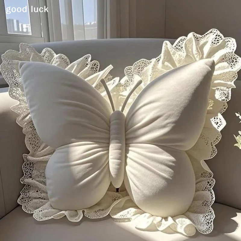 AnswerPrincess Butterfly Bow Pillow For Office Bedroom Car Sofa Cushion Living Room Home New Pillow