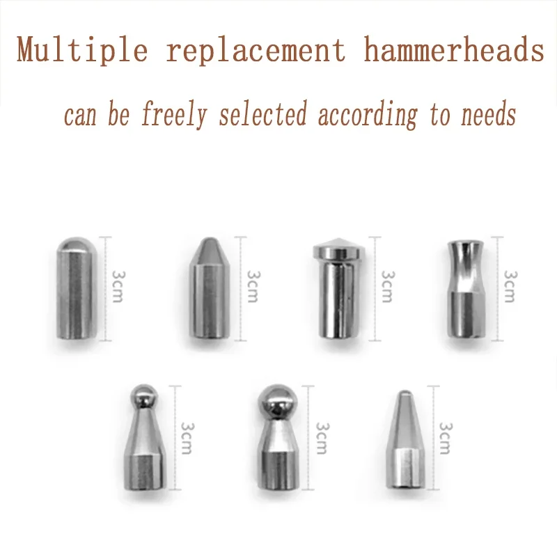 Car Level Hammer Tap Down Hammer Nail Hammer Tools Automobile Bump Paint Dent Repair Removal Kit Portable Tool Replace The Head