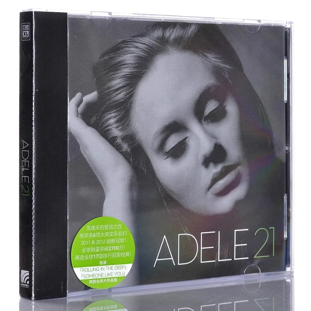 Adele 21 Album CD + livre lyrique femme Western Pop chanteur classique musique collector enregistrement