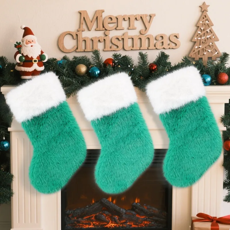 Christmas Gifts Bags Holiday Party Decorations Tree Ornaments Candy Fillable Pouch New Year Festive Accessories Decor Stocking