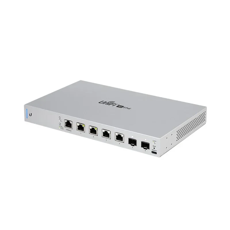 

Ubiquiti US-XG-6POE 10 GbE PoE коммутатор 170 Вт, SFP + Gen1, 4x 1/2.5/5/10 GbE PoE ++ порты, 2x10G SFP + порты, переключение уровня 3, 2xDC