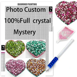 Crystal Mystery Photo Custom Fairy Dust Drills Full Square Diy Diamond Painting Cross Stitch Embroidery Mosaic Rhinestones Decor