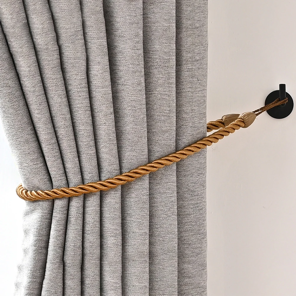 

6pcs Curtain Tieback Decorative Window Holdback Adjustable Strap For Living Room Bedroom Office Sheer Thick Drapes Modern Rope