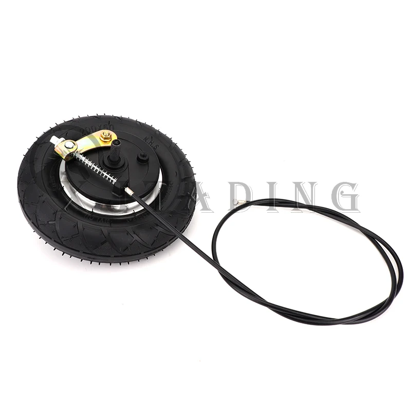 200x50 Pneumatic Wheel With Drum Brake Electric Scooter With Expansion Brake Aluminum Wheel Brake For 8 Inch Wheel Electr Parts