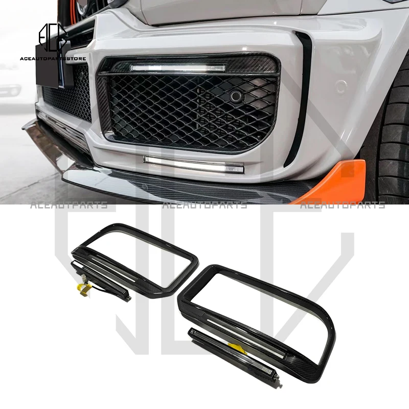 2020year W464 G63 fog light cover W463A car front bumper parts for G class W464 W463A G63 G65 G550 G350 front bumpers fog covers