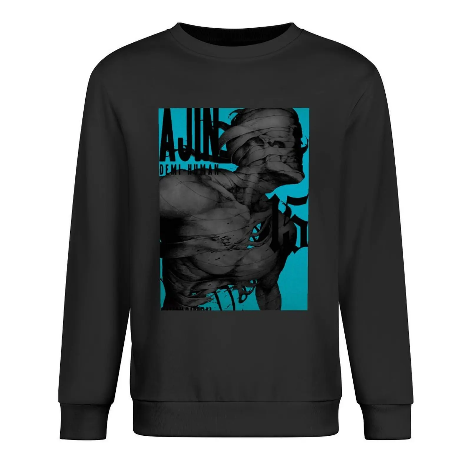 

Ajin black ghost Pullover men's autumn clothes men's sweat-shirt set tracksuit men clothing sweatshirt for men