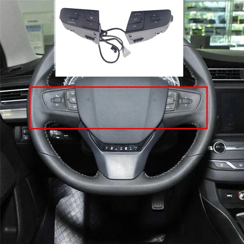 

9677976377 автомобильный переключатель рулевого колеса для Peugeot 508/508SW круиз-контроль/переключатель регулировки громкости