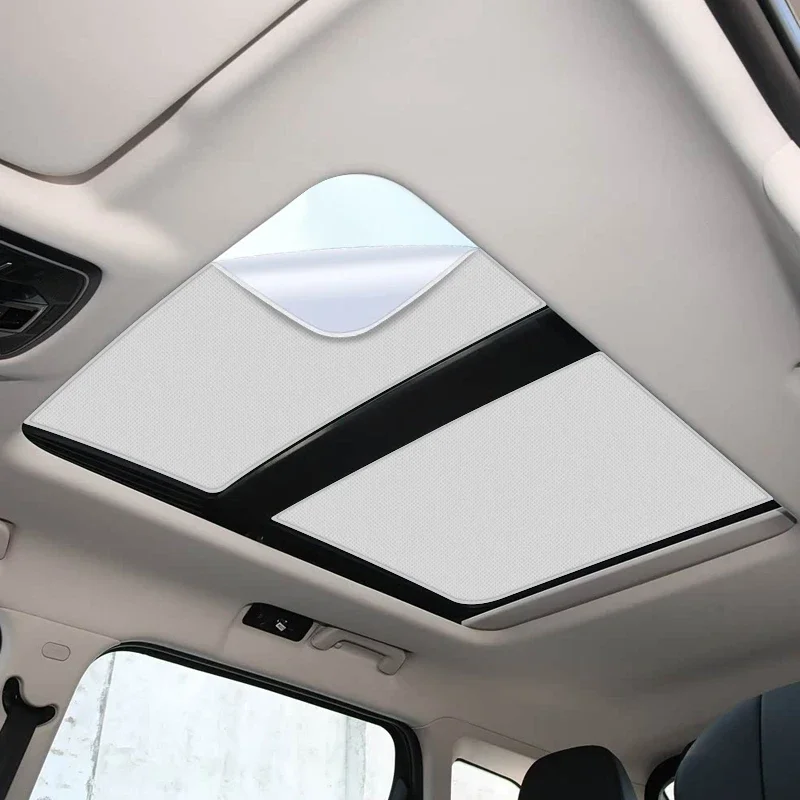 Car Suede Fabric Anti-uv Electrostatic Adsorption Sunroof Sunshade For CHERY EXEED TXL 2021-2026 Auto Heat Insulation Skylight