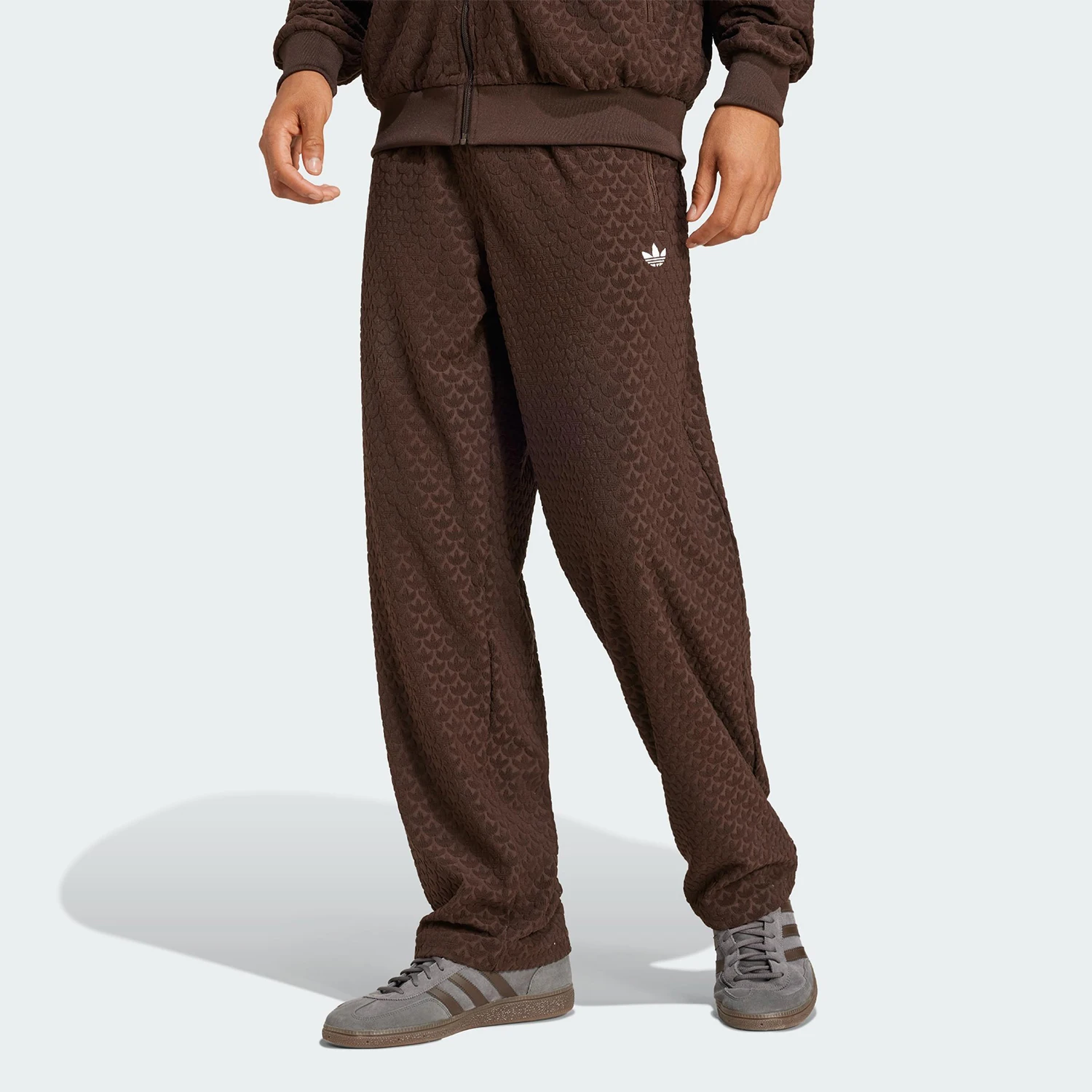 

Мужские модные тканые брюки прямого кроя Adidas Original Three Stripes Waffle JP4428
