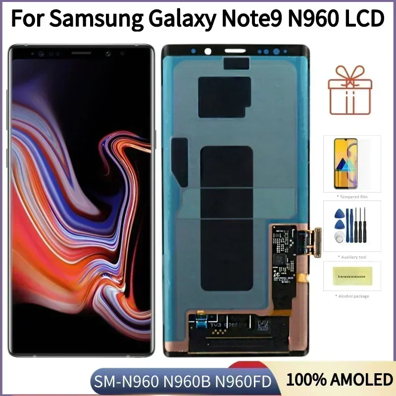 

6.4"AMOLED Display For Samsung Galaxy Note9 LCD SM-N960 N960F LCD Touch Screen Digitizer Assembly With dots