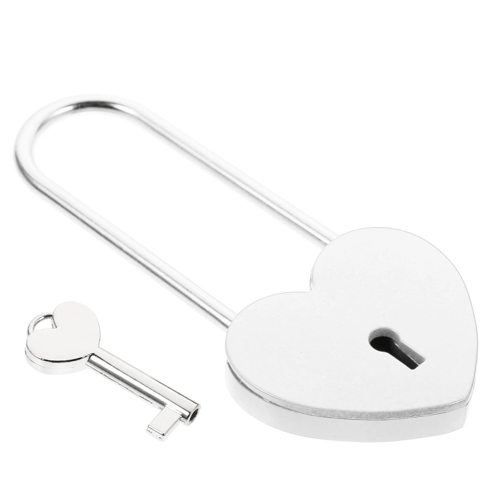 

1Pcs Heart-Shaped Lock Strong Long-Lasting Compact Padlock for Suitcase Drawer Cabinet Diary Travel Protection Heart-Shaped Lock