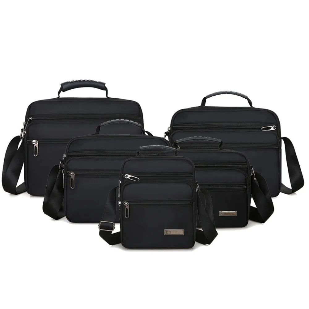 

New Ox Cloth Canvas Men's Oulder Bag Casual Busin Handbag Mobile Phone Bag Crossbody Bag Soft Handle Zipper Closure Сумка