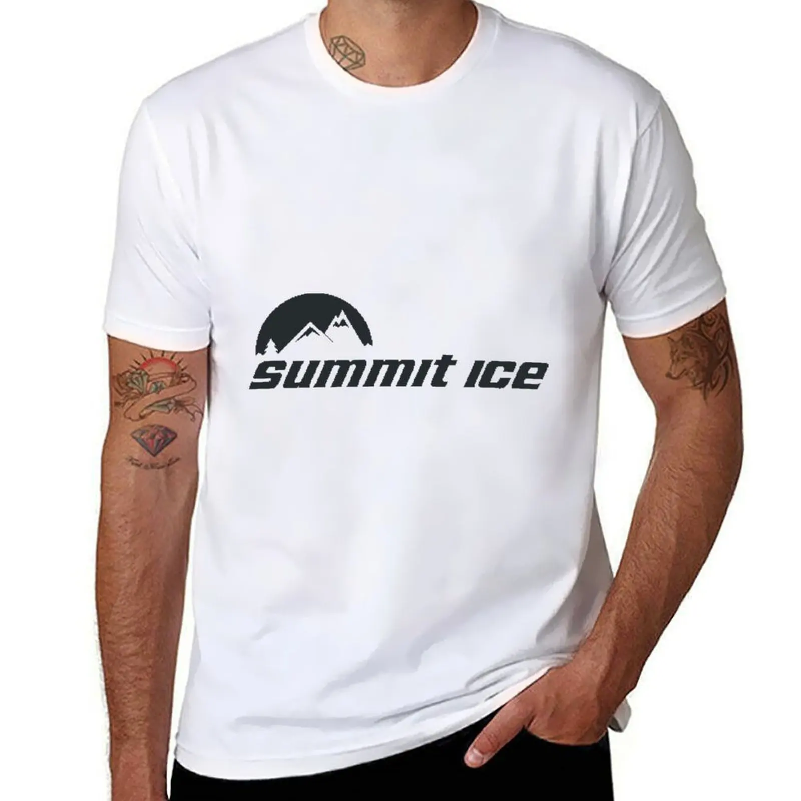 

tshirt T-Shirt shirt cotton men t shirt Summit anime Ice man 100% t for