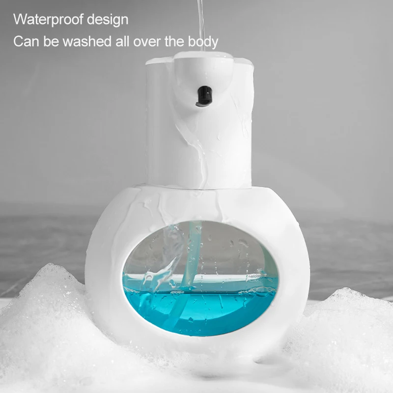 Automatic Soap Foam Dispenser 400ml Inductive Smart Bathroom Washing Hand Multifunctional Sensor Wall-mounted Touchless Foam
