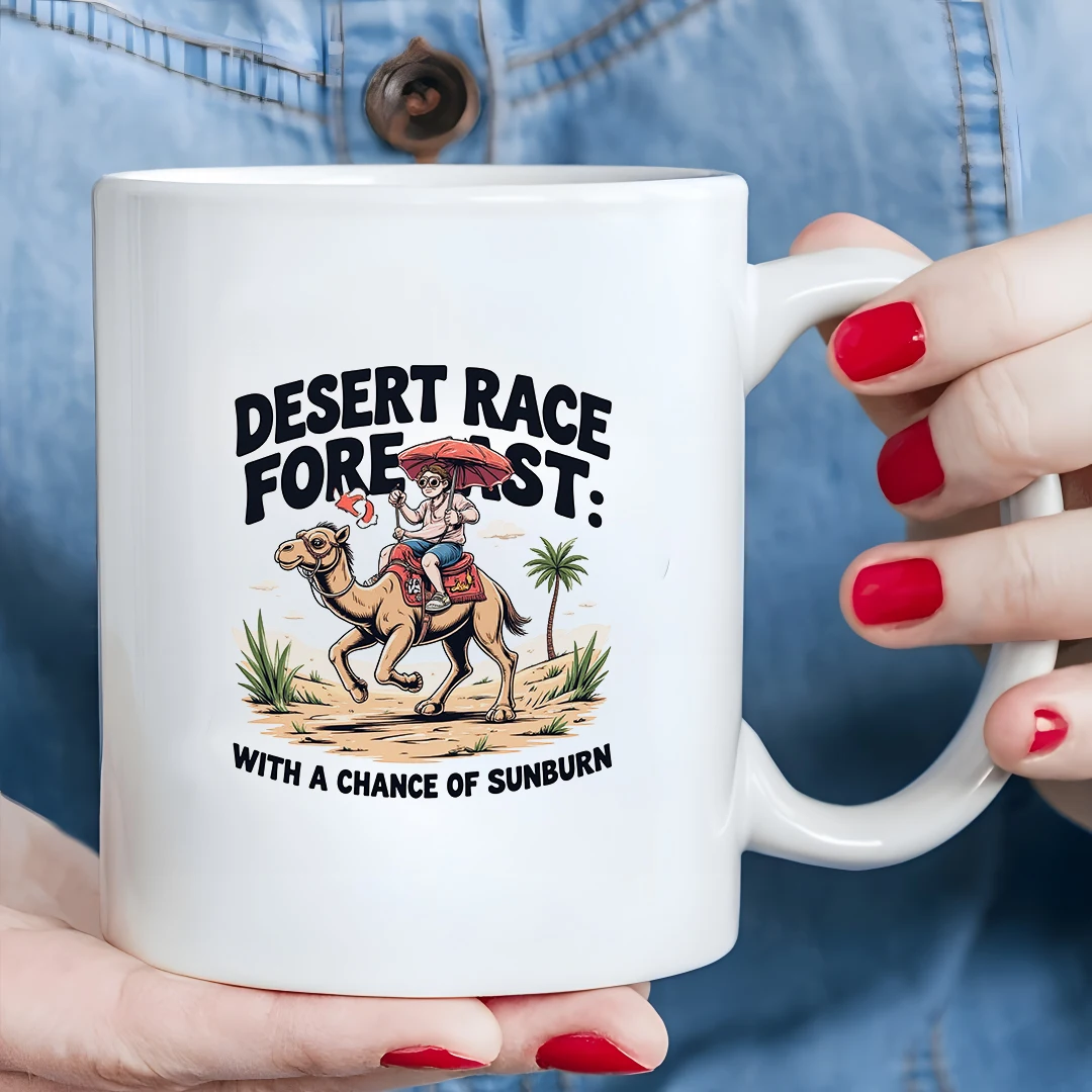 

11oz Desert Adventure Themed Cup + Childproof Sun Protection Cup - Christmas Family Office Gift